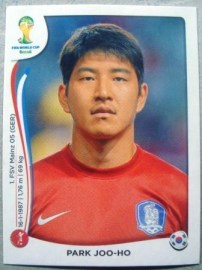 Figurinha 627  - Park Joo-ho lateral da Seleção da Coréia