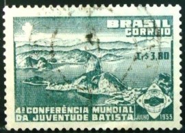 Selo postal Comemorativo do Brasil de 1953 - C 302 U