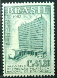 Selo postal do Brasil de 1953 Dia do Selo - C 303