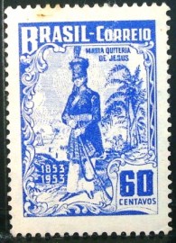 Selo posttal Comemorativo do Brasil de 1953 - C 305 U