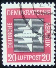 Selo postal Alemanha de 1957 Airmail 20