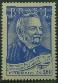 Selo posttal Comemorativo do Brasil de 1953 - C 318 N