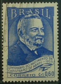 Selo posttal Comemorativo do Brasil de 1953 - C 318 U