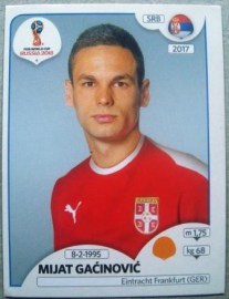 Figurinha nº 428 - Seleção da Sérvia - Mijat Gaćinović