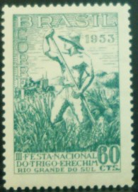 Selo posttal Comemorativo do Brasil de 1953 - C 322 N