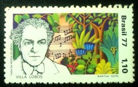 Selo Postal Comemorativo do Brasil de 1977 - C 979 N