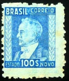 Selo postal Regular emitido no Brasil em 1942 - 456 U