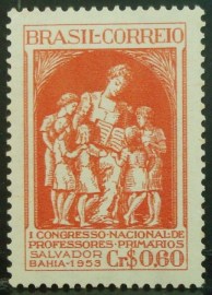 Selo posttal Comemorativo do Brasil de 1953 - C 324 N