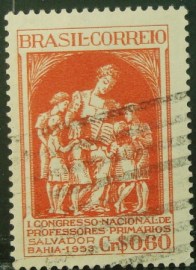 Selo posttal Comemorativo do Brasil de 1953 - C 324 U