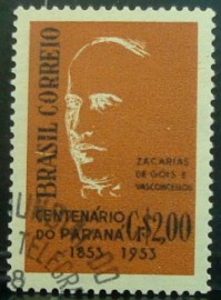 Selo postal Comemorativo do Brasil de 1954 - C 325