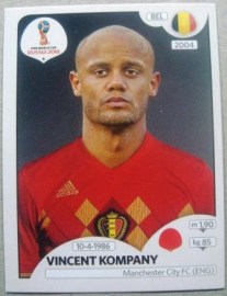 Figurinha nº 518 - Copa do Mundo Fifa 2018 -  Vincent Jean Mpoy Kompany