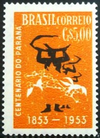 Selo posttal Comemorativo do Brasil de 1953 - C 326 N