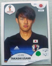 Figurinha nº 667 - Copa do Mundo Fifa 2018 - Takashi Usami
