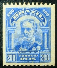 Selo postal do Brasil de 1916 Deodoro da Fonseca bobina N