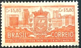 Selo postal Comemorativo do Brasil de 1954 - C 332 N