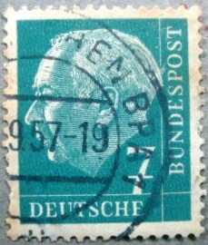 Selo postal Alemanha 1959 Theodor Heuss 7