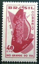Selo postal Comemorativo do Brasil de 1954 - C 335