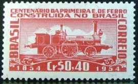 Selo postal Comemorativo do Brasil de 1954 - C 337