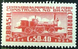 Selo postal Comemorativo do Brasil de 1954 - C 337 N