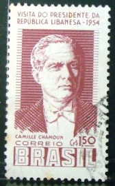 Selo postal Comemorativo do Brasil de 1954 - C 338 U