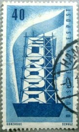 Selo postal da Alemanha de 1956 (C.E.P.T.) 40 - 749 U