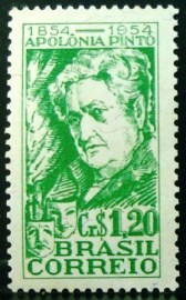 Selo postal Comemorativo do Brasil de 1954 - C 341