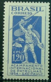 Selo postal Comemorativo do Brasil de 1954 - C 342