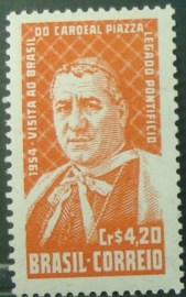 Selo postal Comemorativo do Brasil de 1954 - C 344 N