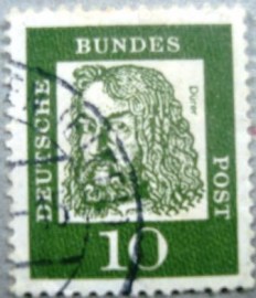 Selo postal da Alemanha de 1961 Albrecht Dürer - 350 Ux