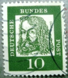 Selo postal da Alemanha de 1961 Albrecht Dürer
