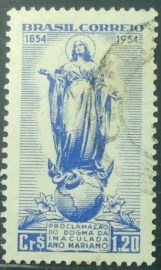 Selo postal Comemorativo do Brasil de 1954 - C 346 U
