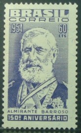 Selo postal Comemorativo do Brasil de 1954 - C 349 N