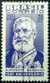 Selo postal Comemorativo do Brasil de 1954 - C 349 U