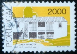 Selo postal de Portugal de 1985 Traditional Architecture
