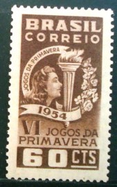 Selo postal de 1954 Jogos da Primavera