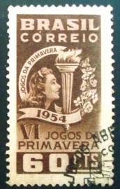 Selo postal de 1954 Jogos da Primavera - C 354 NCC