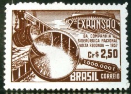 Selo postal Comemorativo do Brasil de 1957 - C 385