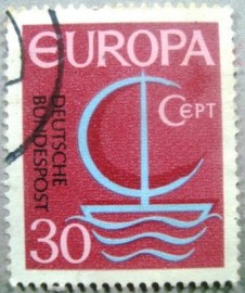 Selo postal da Alemanha de 1966  C.E.P.T.- Ship 30 - 964 U