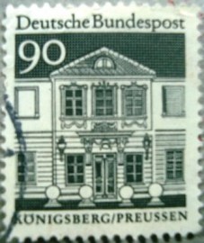 Selo postal da Alemanha de 1966 Zschokke women's seminary