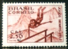 Selo postal Comemorativo do Brasil de 1957 - C 388 U