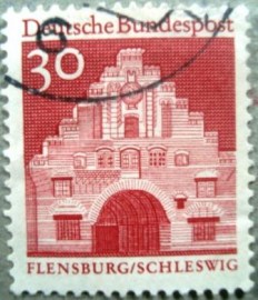 Selo postal da Alemanha de 1967 Norder Gate