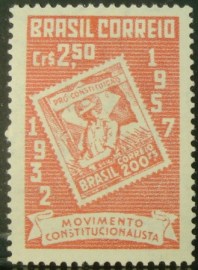 Selo postal Comemorativo do Brasil de 1957 - C 390 M