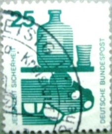 Selo postal da Alemanha de 1971 Drinking and driving - 1077 U