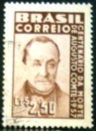 Selo postal de 1957 Augusto Conte- C 395 U