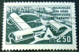 Selo postal Comemorativo do Brasil de 1957 - C 397 U