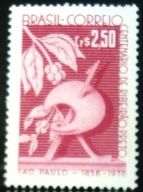 Selo postal Comemorativo do Brasil de 1957 - C 400 M