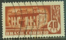 Selo postal de 1955 Centenário da Cidade de Aracajú - C  360 U