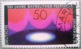 Selo postal da Alemanha de 1976 Bayreuther Festspiele - 1217 U