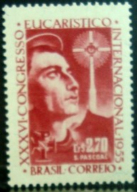 Selo postal comemorativo do Brasil de 1955 - C  366 M
