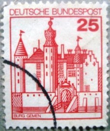 Selo postal da Alemanha de 1979 Gemen Castle - 834 U